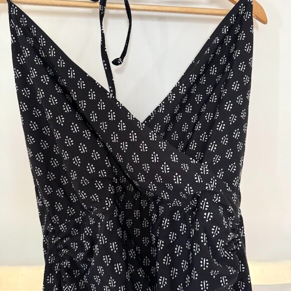 Old Navy One Piece Halter Black Swim Suit, Size XXLG - Picture 1 of 4